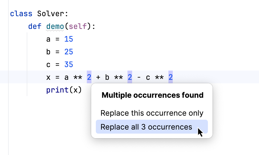 Extract constant Extract constant