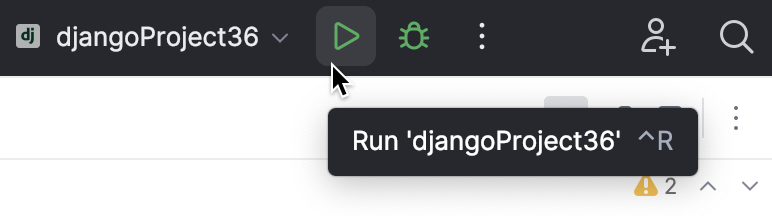 运行 Django 服务器