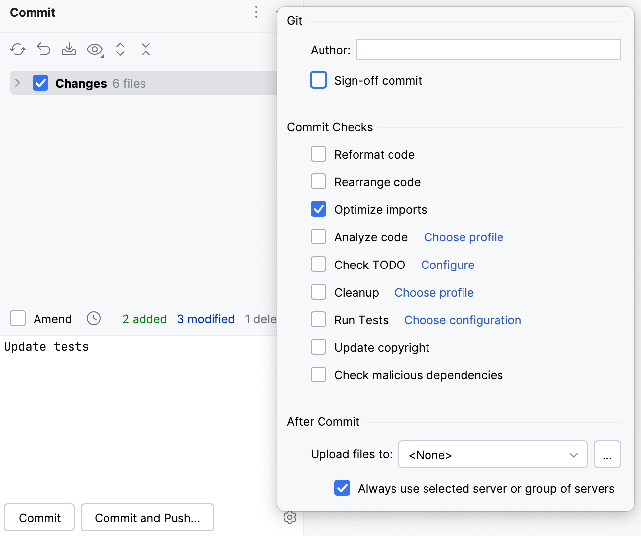 Optimize imports before commit Optimize imports before commit