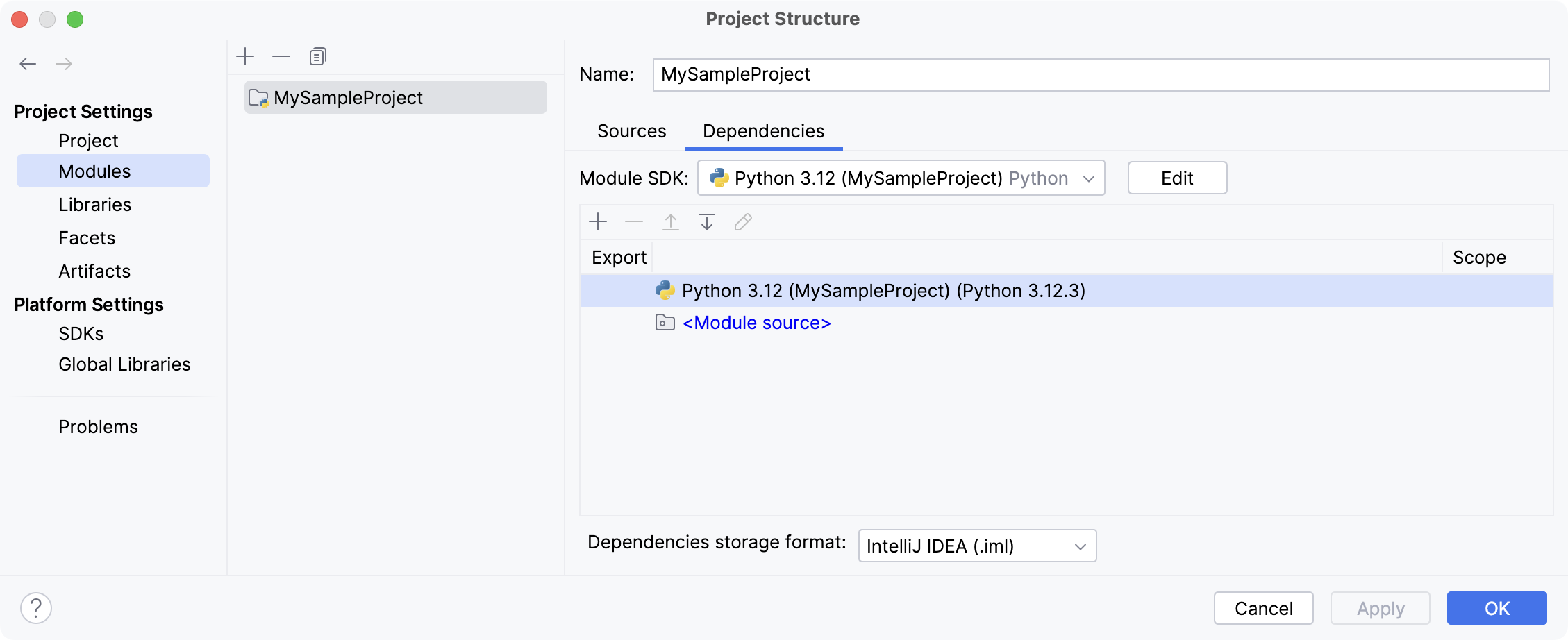 管理 Python SDK 模块
