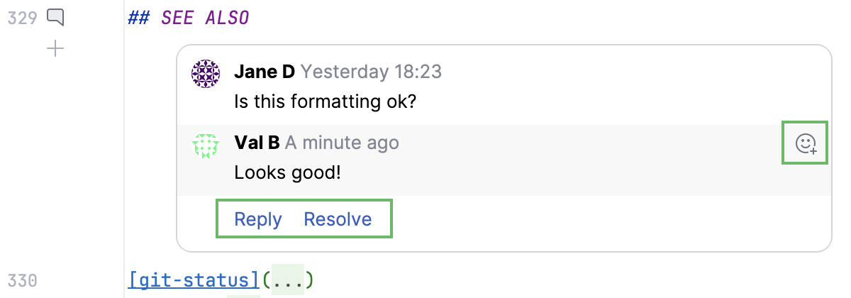 GitLab 审查评论 GitLab 审查评论