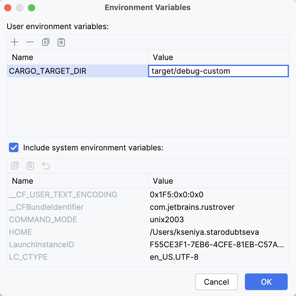 Add an environment variable Add an environment variable