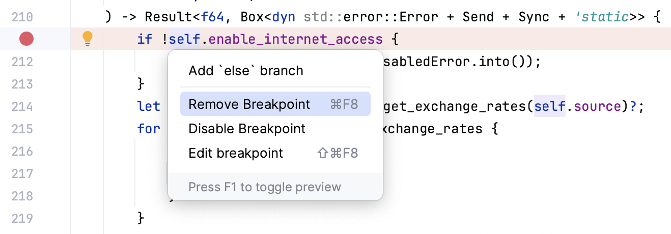 Breakpoint intentions Breakpoint intentions