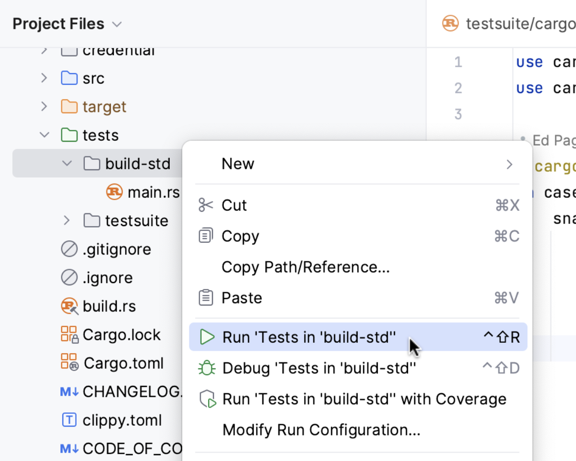 Run all tests in a directory Run all tests in a directory