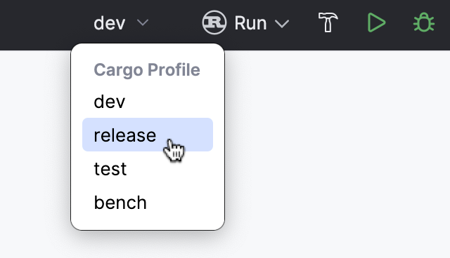 Switch Cargo profile using switcher Switch Cargo profile using switcher
