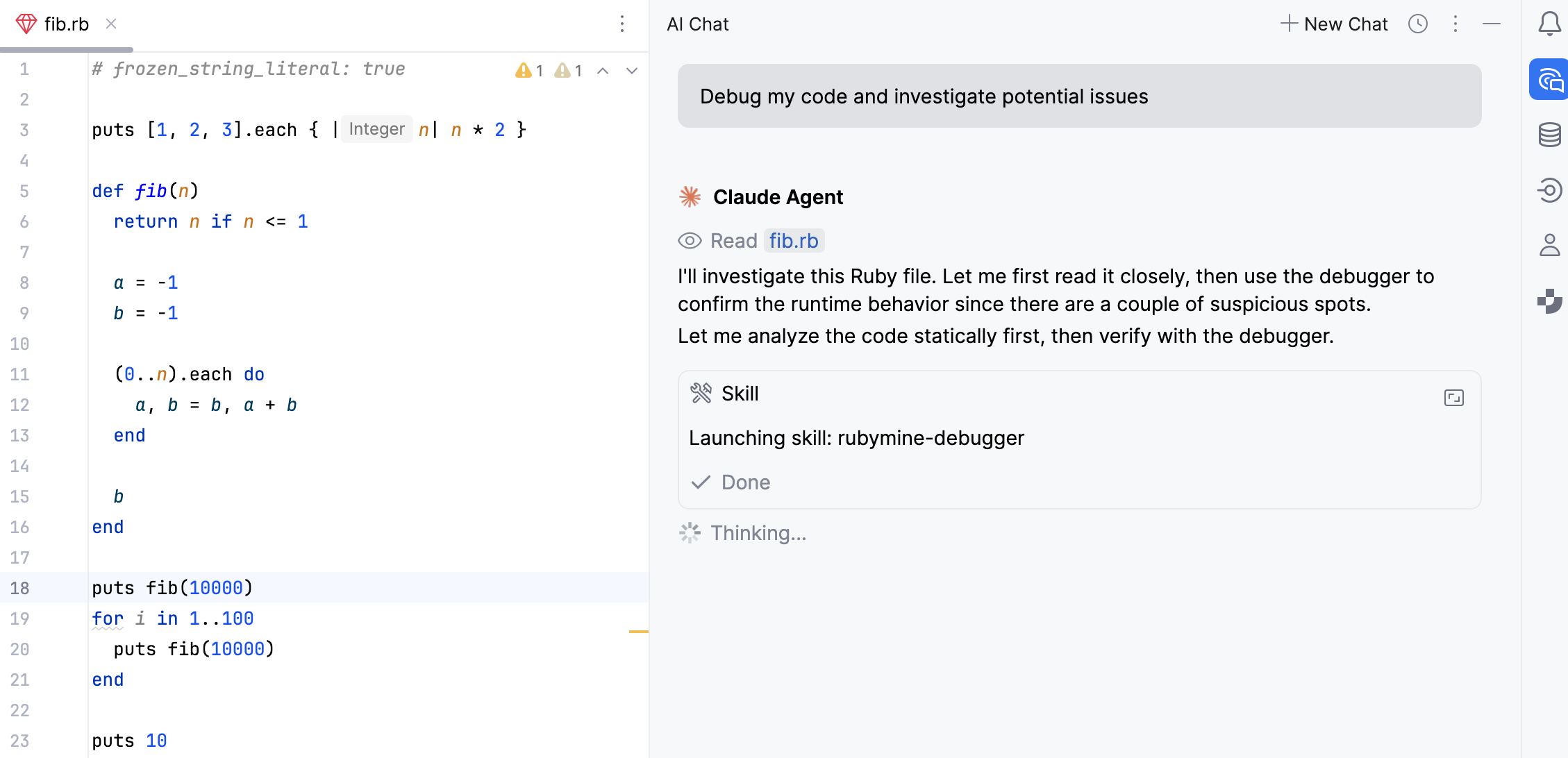 Agent using bundled skill Agent using bundled skill