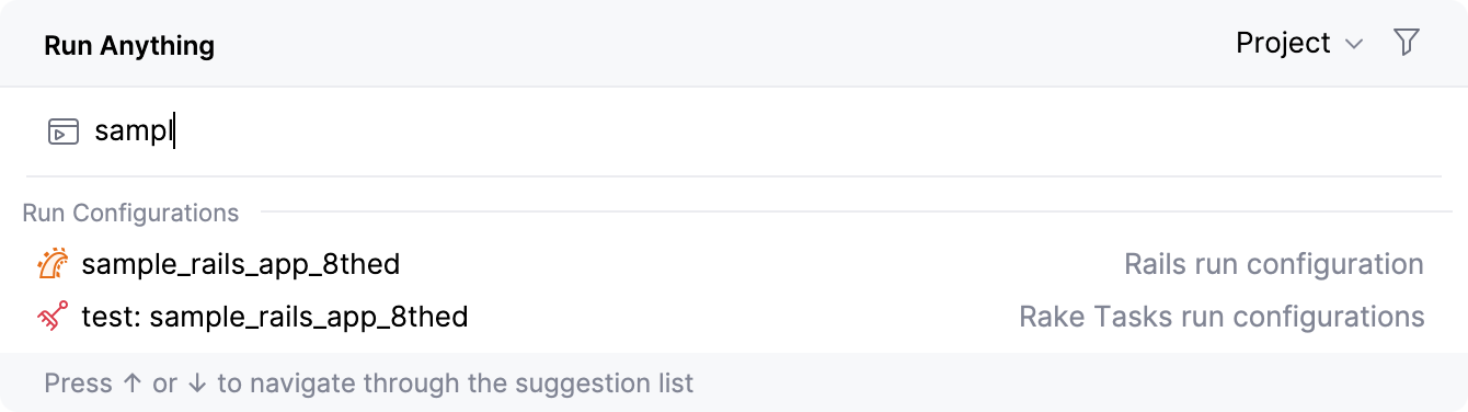 Run Anything / run configuration