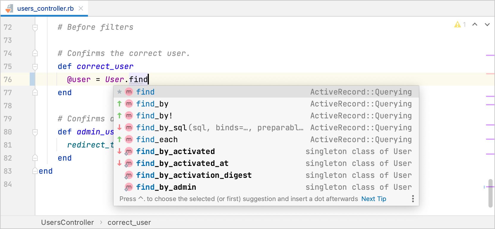 ML-assisted completion ML-assisted completion