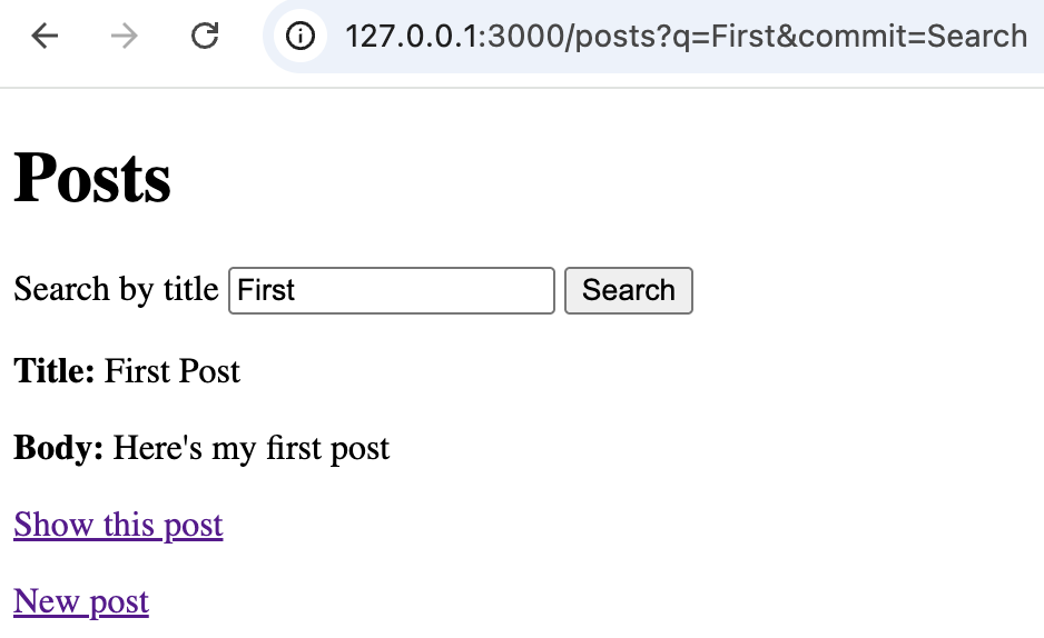After search