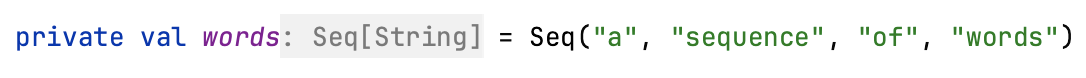 Scala 方法链的内联提示 Scala 方法链的内联提示