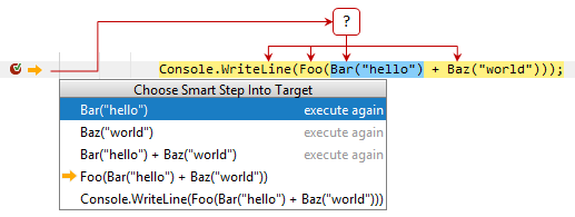 PyCharm:智能步入 - 步入所选调用 PyCharm:智能步入 - 步入所选调用