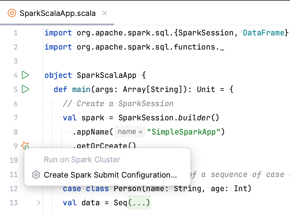 Spark Crete 运行配置 Spark Crete 运行配置