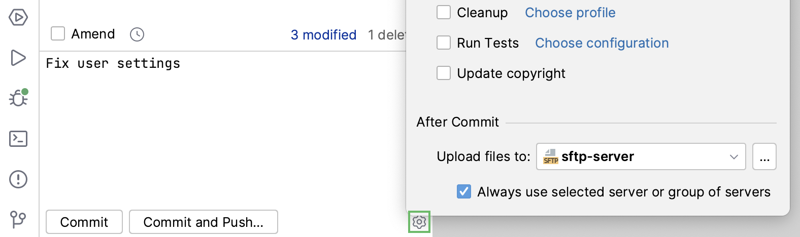 Upload files from after commit area Upload files from after commit area