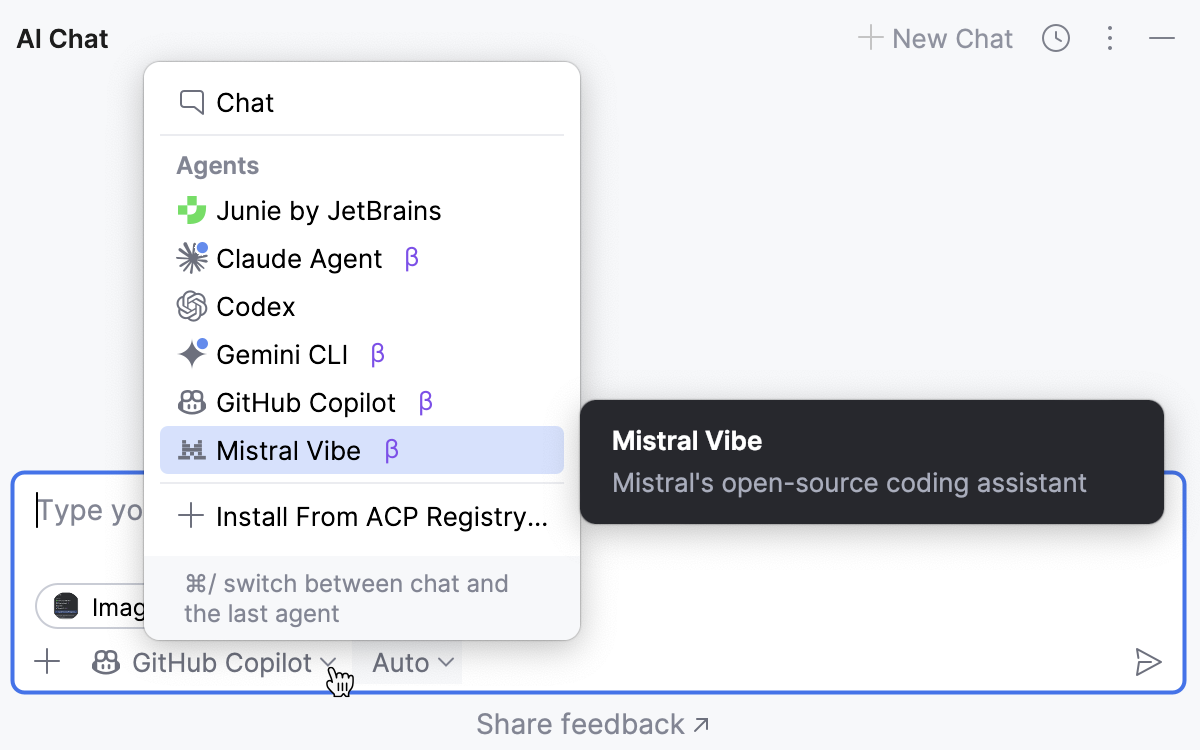 Installed agents Installed agents