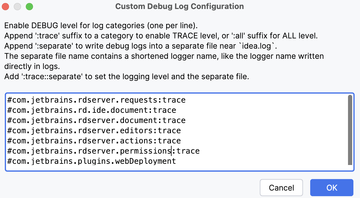Collect logs Collect logs