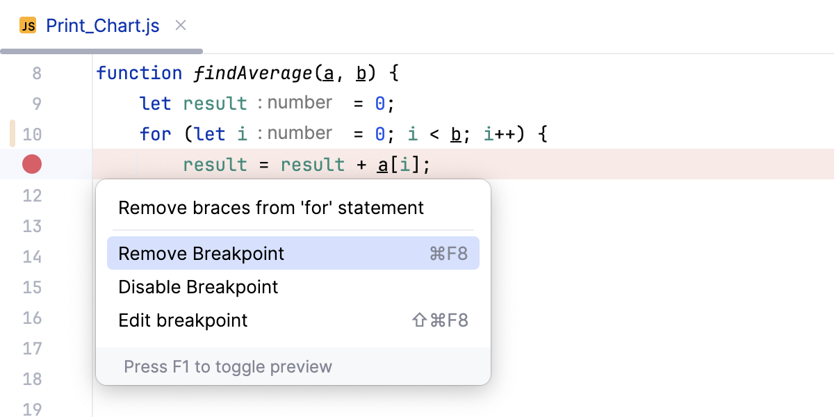 Breakpoint intentions Breakpoint intentions