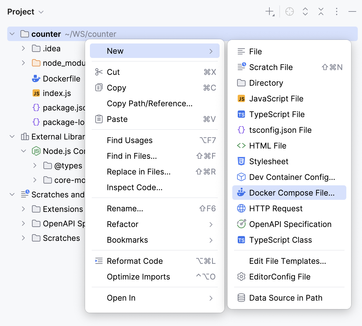 Create a docker-compose.yml Create a docker-compose.yml