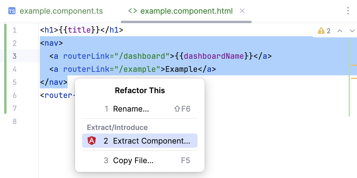 Extract a component: Refactor This Extract a component: Refactor This