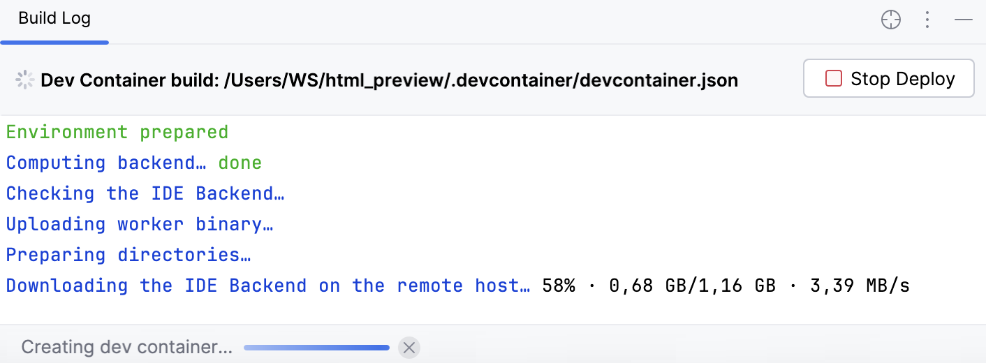 Clone project - create dev container Clone project - create dev container