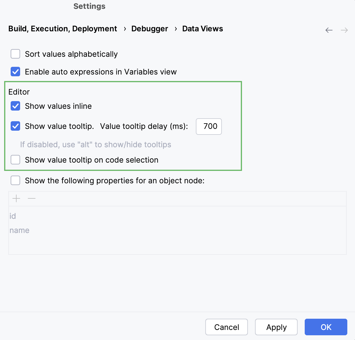 JavaScript debugger: Data views JavaScript debugger: Data views