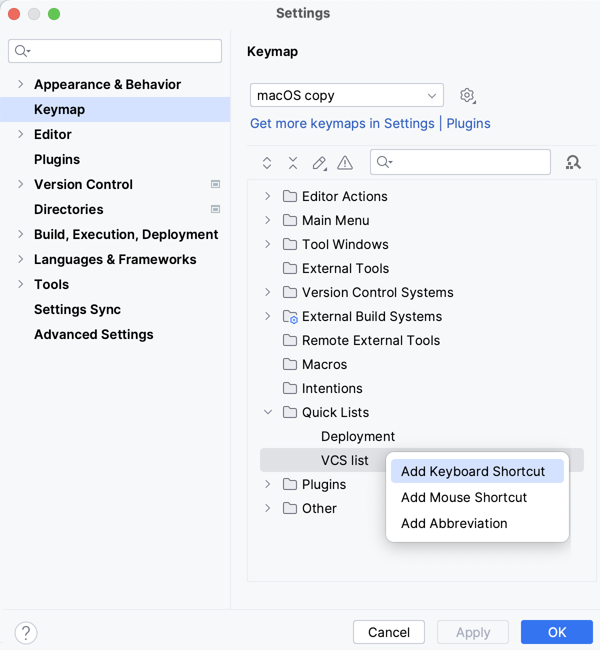 Add a shortcut to a quicklist Add a shortcut to a quicklist