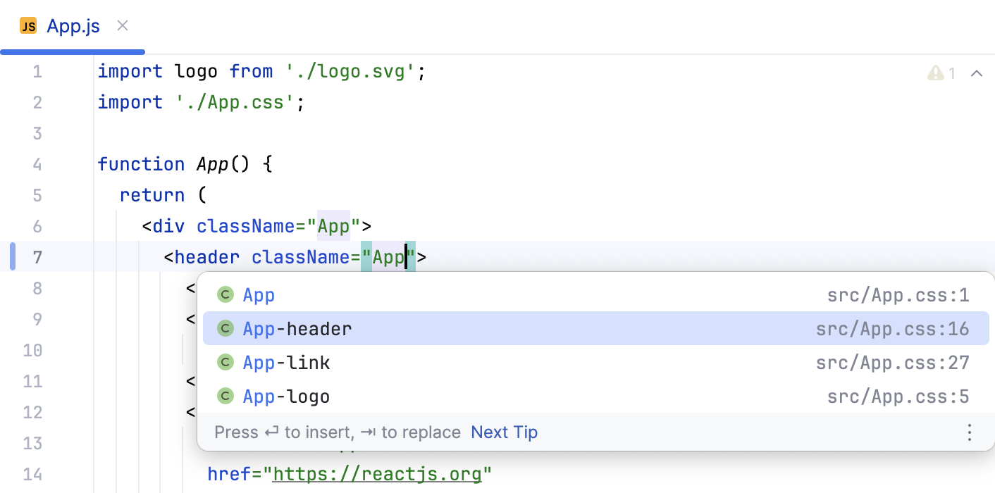 Completion for CSS class names Completion for CSS class names