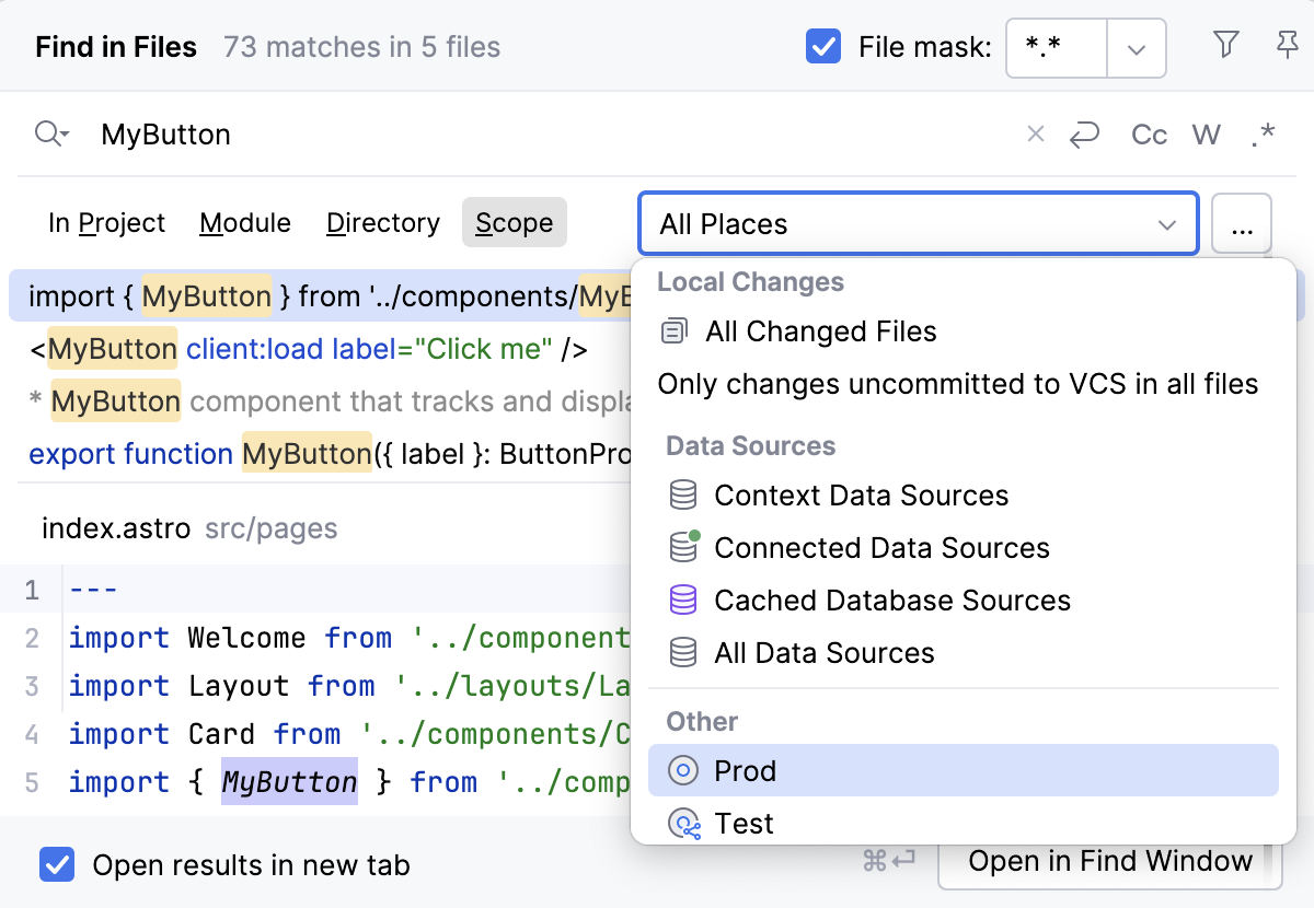 Limit search and replace results Limit search and replace results
