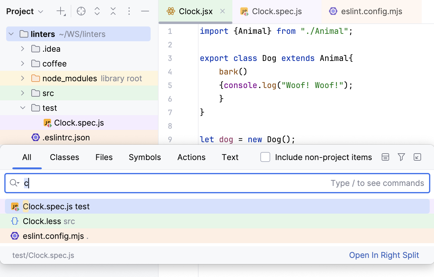 Highlighting scopes in the editor Highlighting scopes in the editor