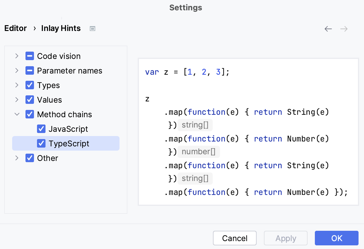 Return types for chained methods Return types for chained methods