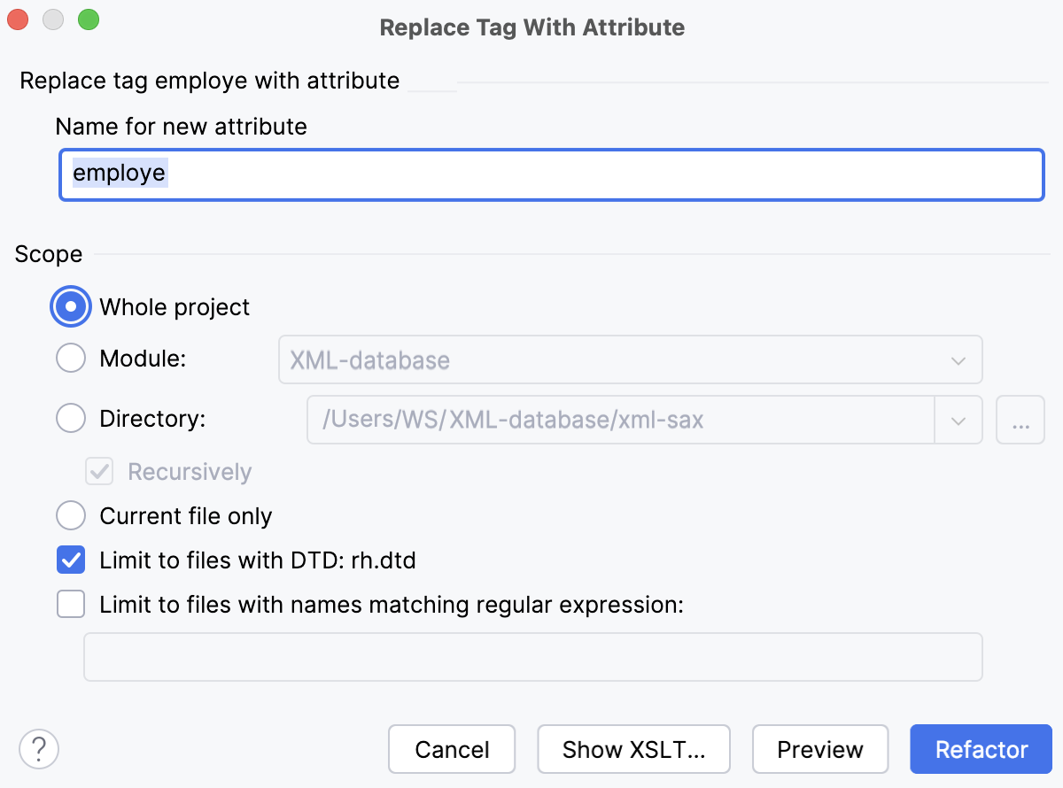Convert a tag into an attribute Convert a tag into an attribute