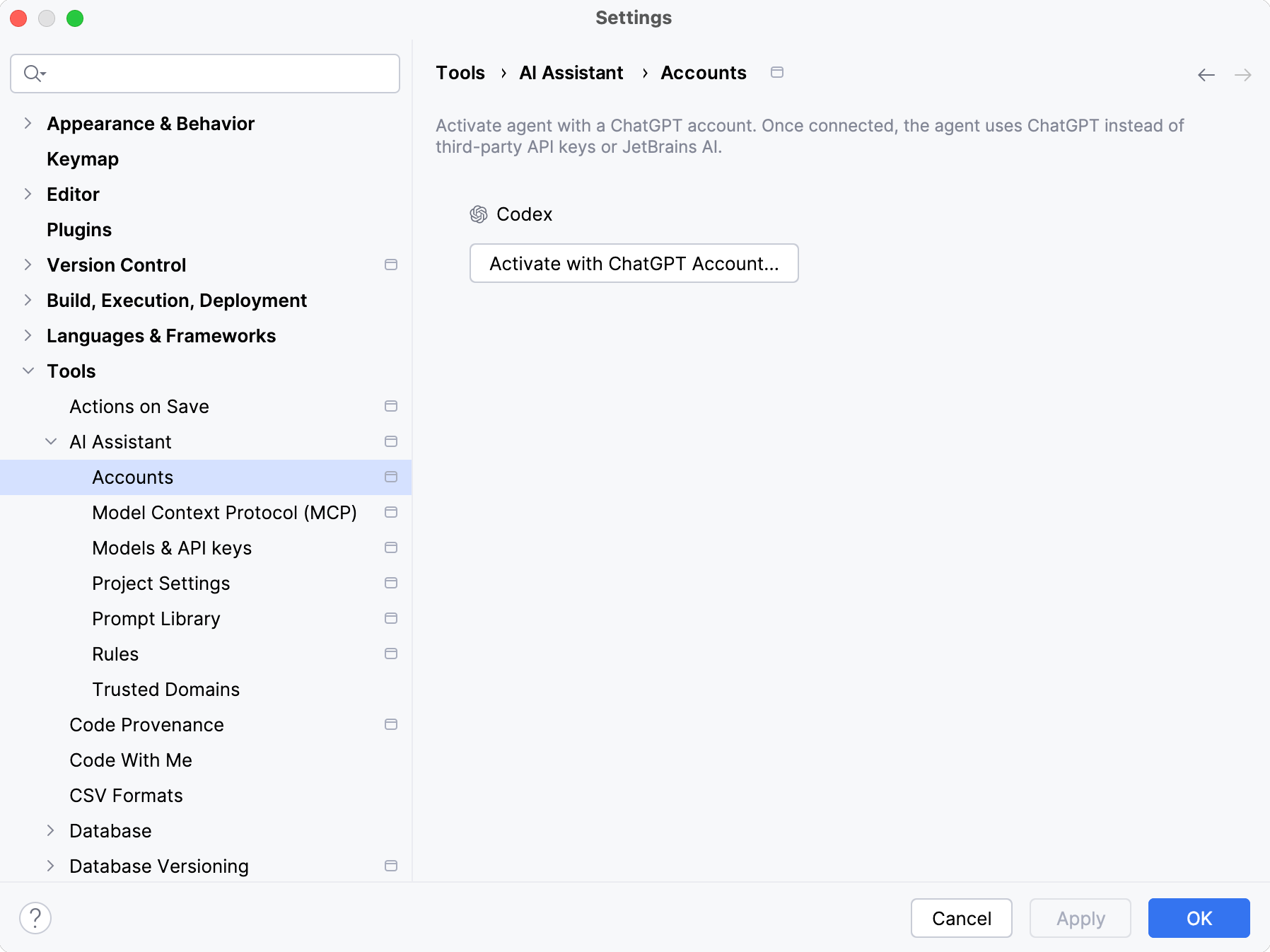Account settings Account settings