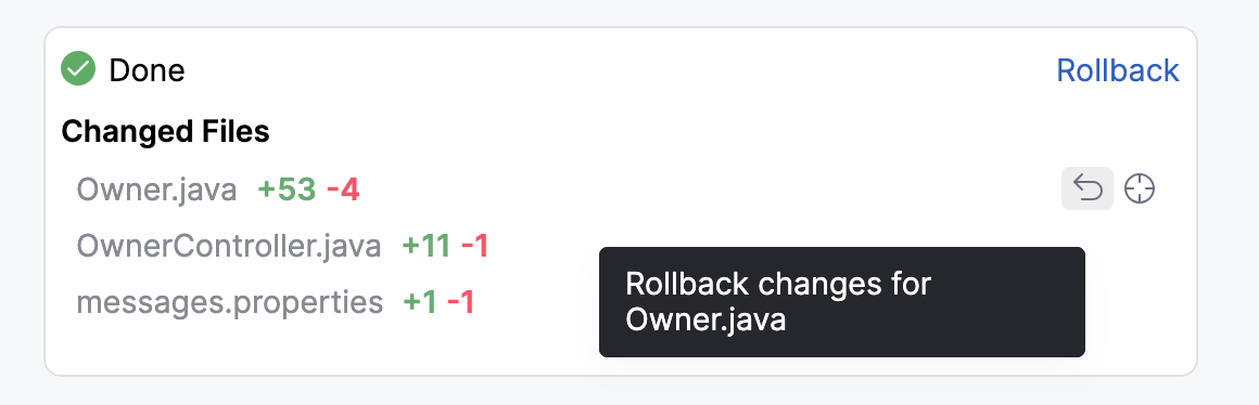 Rollback changes in a specific file Rollback changes in a specific file
