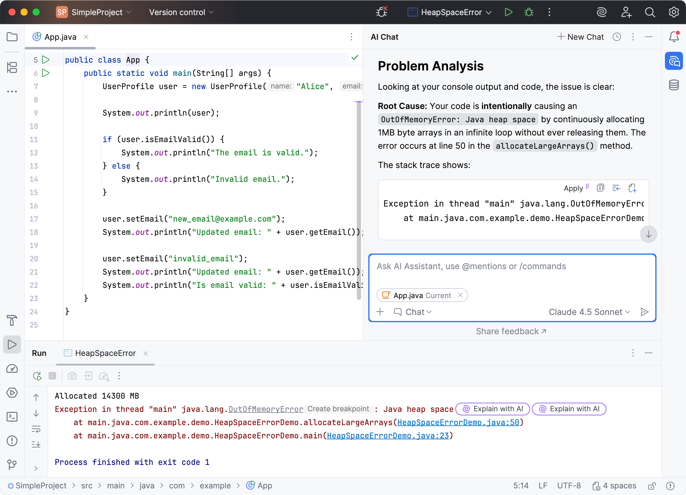Runtime error explanation Runtime error explanation