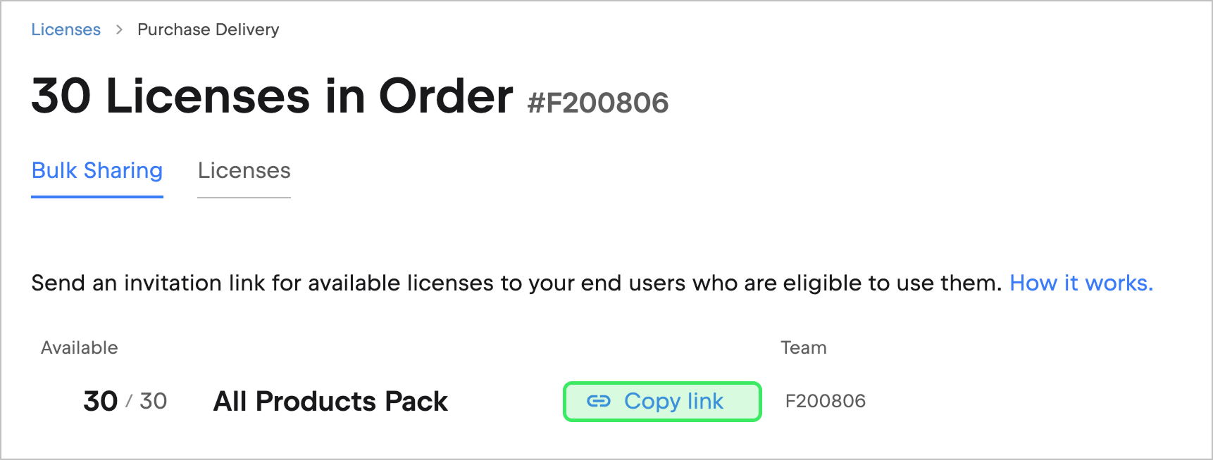 Copy Invitation Link Button Copy Invitation Link Button