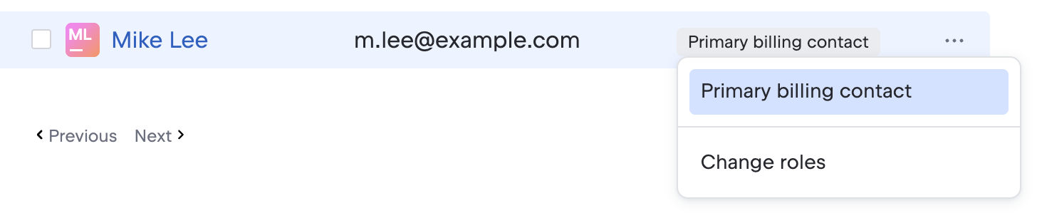 Change user role