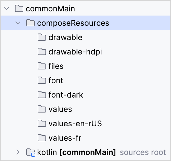 Qualifiers in compose resources