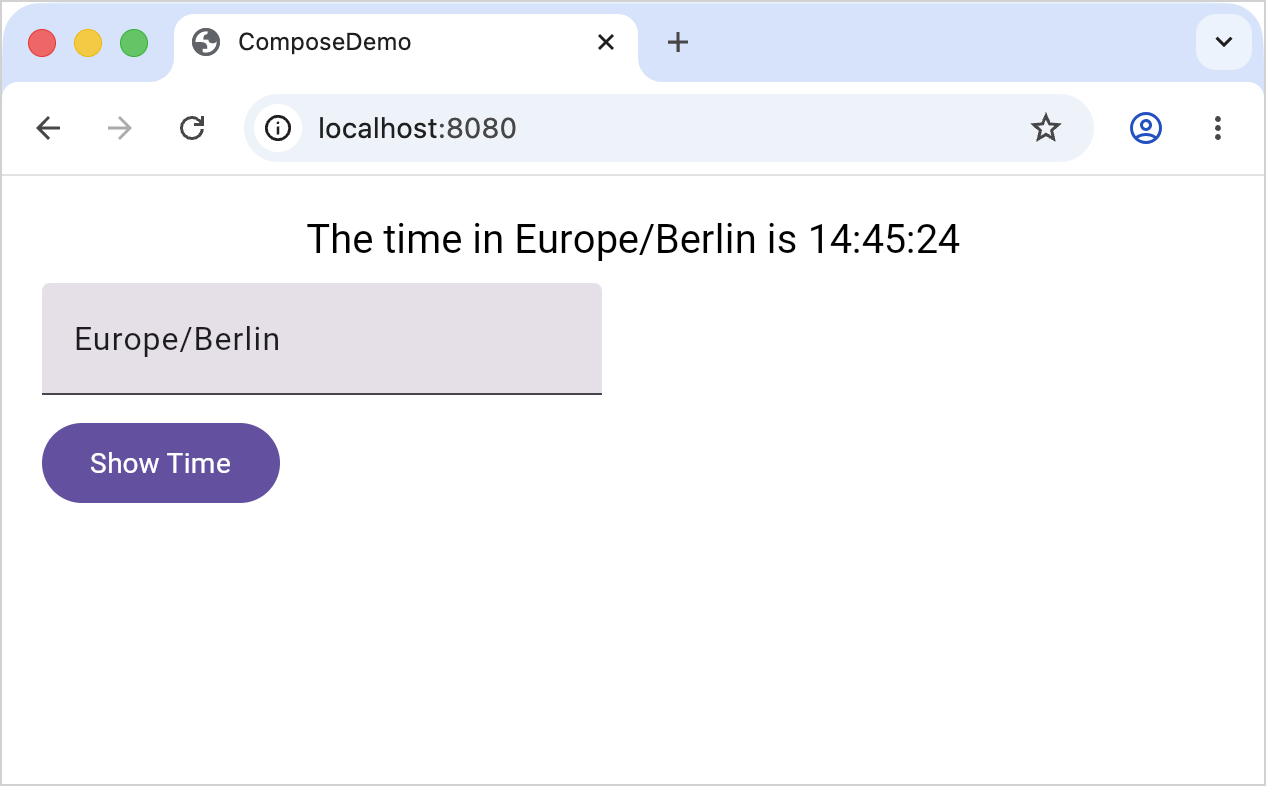 Improved style of the Compose Multiplatform app on the web