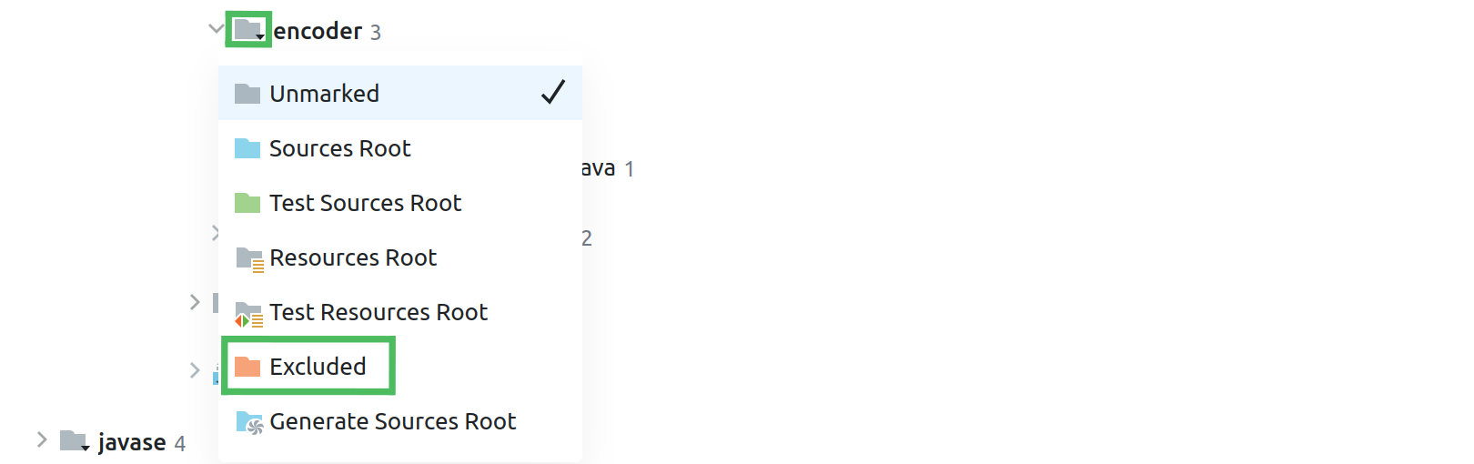 Adjusting the analysis scope, second step