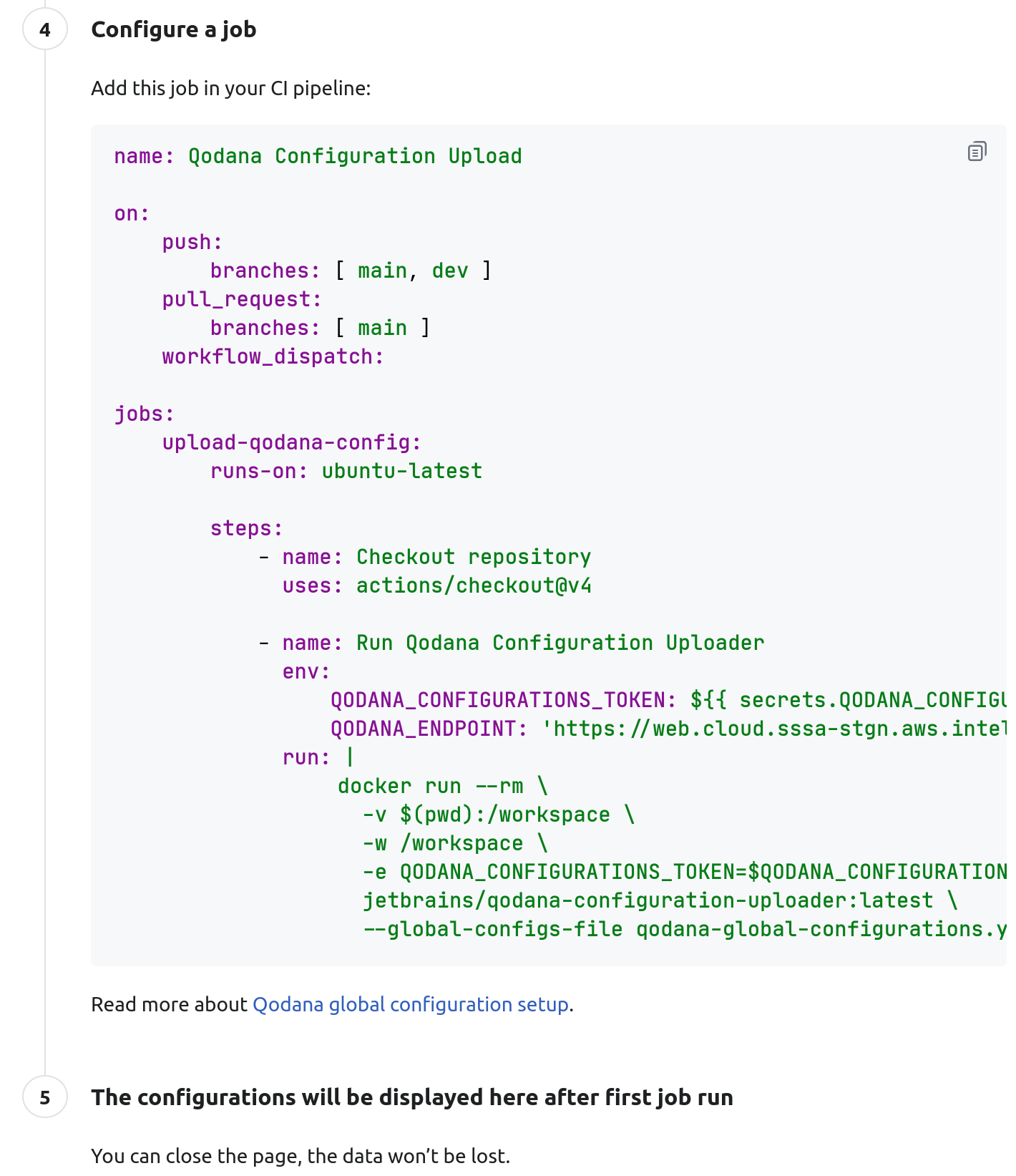 Configuring a CI/CD solution