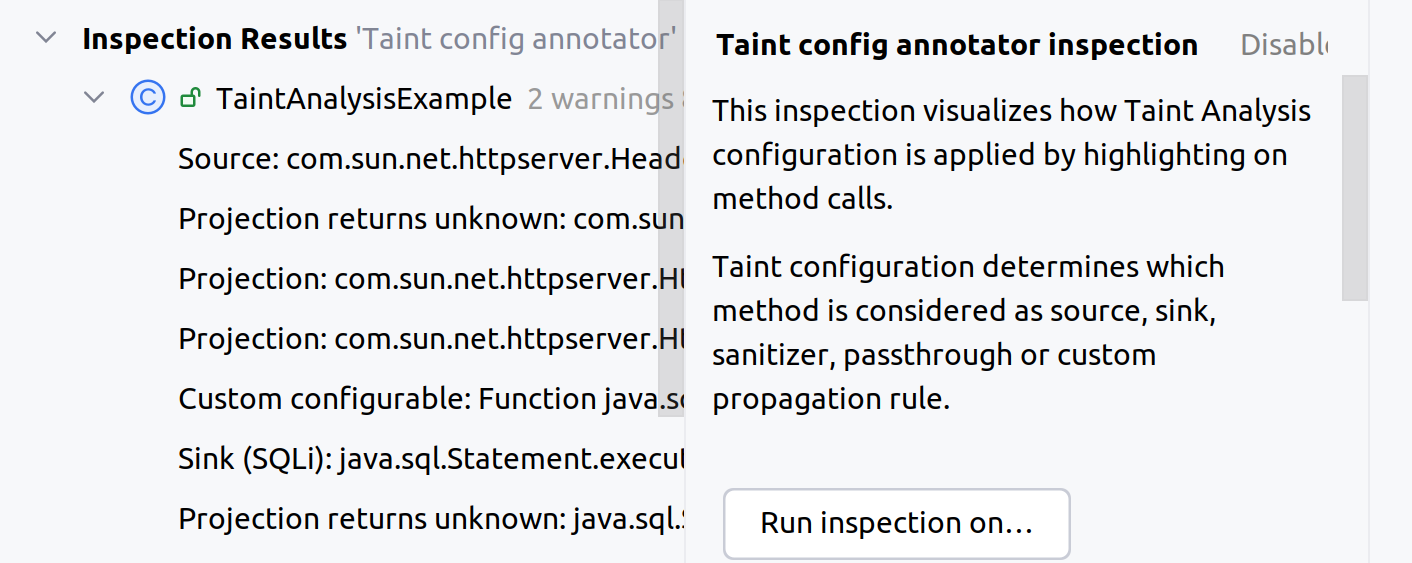 Settings available for all function calls