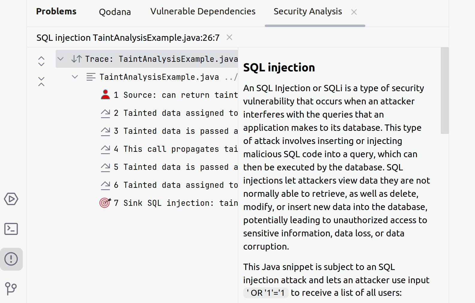 Navigating steps between a source and a sink