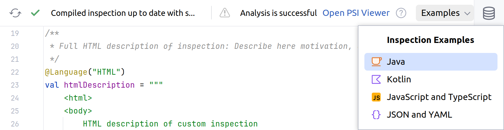 FlexInspect toolbar FlexInspect toolbar