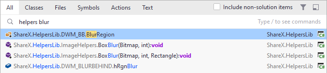 JetBrains Rider: Navigating to type JetBrains Rider: Navigating to type
