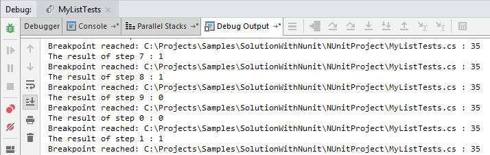JetBrains&nbsp;Rider: evaluating expressions on tracepoint