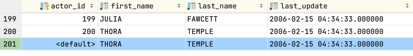 Clone a row Clone a row