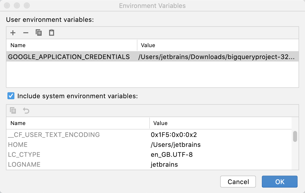 GOOGLE_APPLICATION_CREDENTIALS GOOGLE_APPLICATION_CREDENTIALS