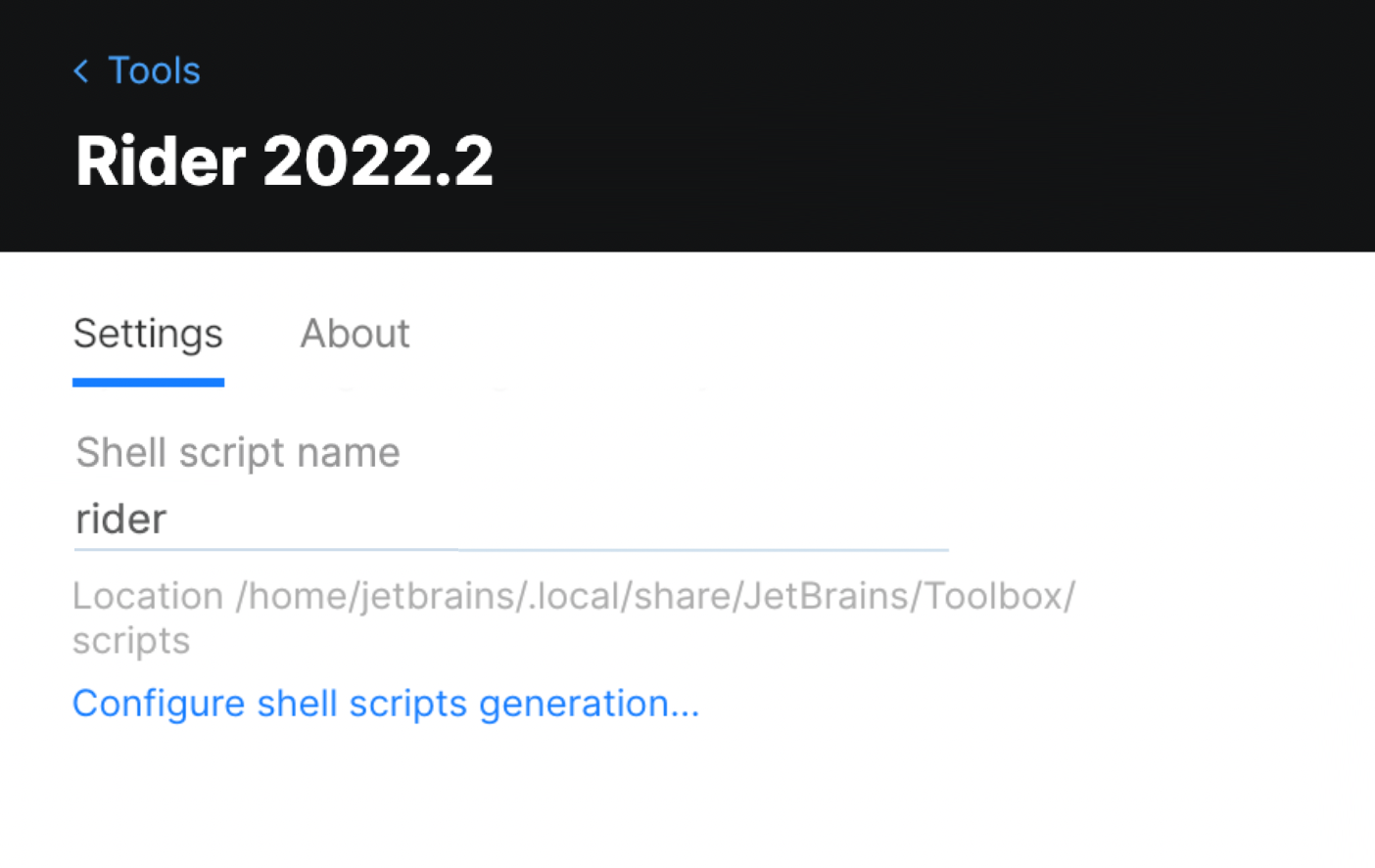 Toolbox App AppCode Settings Toolbox App AppCode Settings