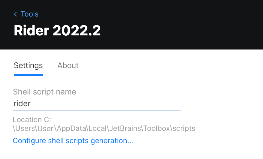 Toolbox App AppCode Settings Toolbox App AppCode Settings