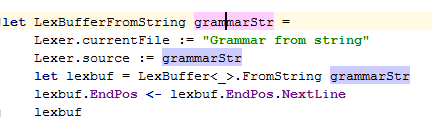 JetBrains Rider: F# highlight usages JetBrains Rider: F# highlight usages
