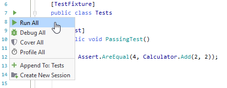 JetBrains Rider: Recognizing unit tests in the editor JetBrains Rider: Recognizing unit tests in the editor